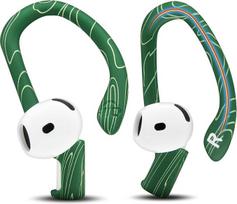"WC HookZ", suderinamas su "AirPods 4" - reguliuojami "Wicked Cushions" ausų kabliukai | Kietas šerdis individualiam pritaikymui, saugus ir patogus, laukia patento | Smaragdo potvynis