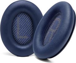 "WC Wicked Cushions" pakaitinės ausų pagalvėlės, suderinamos su "Bose QuietComfort 35" (QC35), "QuietComfort 35ii" (QC35ii) ir kitomis ausinėmis - didesnis komfortas ir patvarumas | Midnight Blue