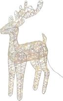 "Well Home" Šviečiantis baltas elnias su 60 LED lempučių, 36 x 14 x 60 cm