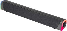 "Woxter Big Bass 320" garso juosta su 18 W galia (RGB apšvietimas 3,5 mm PC/PS4/Xbox/TV/telefonas/planšetinis kompiuteris), maitinama per USB (juoda)