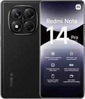 "Xiaomi Redmi Note 14 Pro", 5G išmanusis telefonas, 12 + 512GB, juodas, 200 MP profesionali dirbtinio intelekto kamera, IP68, 45 W Turbo įkrovimas su 5110 mAh baterija, dirbtinio intelekto funkcijos (įkroviklis neįtrauktas)