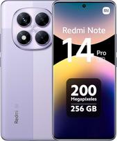 "Xiaomi Redmi Note 14 Pro", 5G išmanusis telefonas, 6,67 colio, 8GB RAM, 256GB, dvi SIM kortelės, levandų violetinės spalvos
