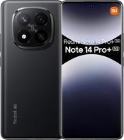"Xiaomi Redmi Note 14 Pro+ 5G" išmanusis telefonas, 8GB RAM, 256GB, 6,67 colių AMOLED ekranas, 1,5 K, pirštų atspaudų jutiklis, 200 MP kamera, NFC, greitasis įkrovimas 120 W, juodas (su įkrovikliu)