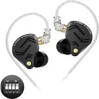 "Yinyoo KZ ZS12 Pro X In-Ear Monitor" ausinių kabelis, 1DD 5BA 4 perjungimų derinimo IEM, super linijinis garsiakalbis, skirtas galingiems bosams, "HiFi" ausinės žaidimams, muzikantams, žaidimams
