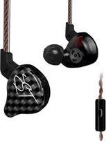 "Yinyoo KZ ZST" subalansuota armatūra + dinaminis hibridinis dvigubas vairuotojas Ausinės HIFI Bass Headset ausinės į ausis (anglis su mikrofonu)
