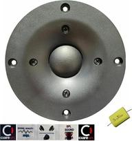 1 CIARE PT383 aukštų dažnių garsiakalbis 5,25 colio 13,00 cm 130 mm skersmens 120 W RMS 300 W maksimali varža 8 omų jautrumas 94 dB Namas Juodas 1 vnt. + 5 nemokami lipdukai