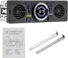 1 DIN AV252 automobilinis radijas "Bluetooth" laisvų rankų įranga Stereo FM 2 įmontuotas garsiakalbis Palaiko USB SD AUX garso atkūrimą