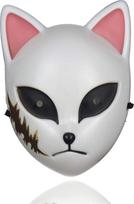 1 x Demono kaukė, japonų Anime Cosplay kaukės, Helovino kaukė, karnavalas, Velykų kaukė, Helovino vakarėlis, rekvizitai dekoracijos