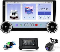 10,1 colio automobilinis radijas su belaidžiu "CarPlay" ir "Android Car", 2-DIN "Bluetooth" automobilinis radijas su galinio vaizdo kamera, "Mirror Link", balso asistentu, AM/RDS/FM, skirtas visoms transporto priemonėms su dvigubu sukamuoju valdikliu, 2G