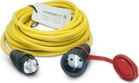 1001110 Prailginimo kabelis 230 V/16 A IP44 PVC K35 AT-N07V3V3-F 3 x 1,5 mm² geltonos spalvos su guma ST/KU BD 10 m
