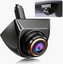 1080P 170° plataus kampo naktinio matymo galinio vaizdo kamera, pasukama 360° kampu, atspari vandeniui, IP69, suderinama su LCD/TFT, universali 12V-24V automobilinė kamera, su 6 m kabeliu ir priedais (Golden Edge)