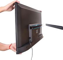 13-55 colių televizoriaus laikiklis gipskartonio sienoje be varžtų, maksimali VESA 400 x 400 mm, iki 100 kg, universalus, tinka daugumai LED LCD plazminių televizorių ir monitorių, patobulintas gulsčiukas