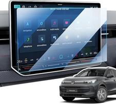 15 colių "Discover Pro Max" ekrano apsauga "VW Tiguan 3 2024 2025 2026", 9H grūdinto stiklo ekrano apsauga, apsauganti nuo pirštų atspaudų, navigacijos priedai, ekrano apsauga, apsauganti nuo įbrėžimų