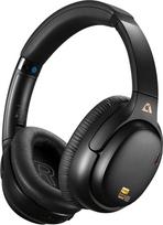 1Mii AI E700 belaidės "Bluetooth" ausinės per ausis su aktyviu triukšmo slopinimu, "Hi-Res Audio" LDAC/aptX mažo delsos dažnio garsas kelionėms lėktuvu, AI vertimas balso pokalbiams, pritaikytas ekvalaizeris per programėlę - juodos spalvos
