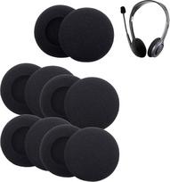 2 colių putų pagalvėlė "EarPad EarPad" ausų apsauga Pakaitinės ausų pagalvėlės, suderinamos su "Sony Philips" ausinėmis, 5 poros, juodos spalvos
