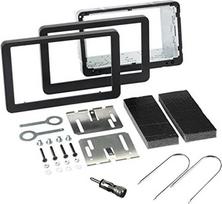 2 DIN automobilinio radijo imtuvo tvirtinimo rinkinys su apvadu, skirtas Alfa Romeo 159 Brera Spider OEM GPS palydovinės navigacijos įrenginiui