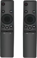 2 pakuotės universalus nuotolinio valdymo pultas visiems "Samsung" televizoriams LED QLED UHD SUHD HDR LCD HDTV 4K 8K saulės išlenktiems išmaniesiems televizoriams su trumpaisiais mygtukais