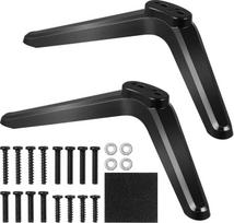 2 x plastikinis stalviršio laikiklis su varžtais Tvirtas pagrindas Lengvai montuojamas nuo 32" iki 55" televizoriams