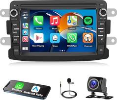 2+64G "Android" automobilinis radijas "Dacia Logan/DOKKER/Duster/Sandero/Lodgy" su belaidžiu "Carplay"/"Android" automobiliu, 7 colių jutiklinis ekranas Navi/WiFi/FM/RDS/SWC/Canbus/BT/EQ+AHD kamera + mikrofonas