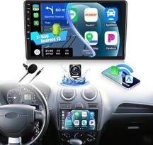 2+64G CAMECHO Android 13 automobilinis radijas "Ford Fiesta Focus Transit Connect Kuga Mondeo Smax", 9 colių belaidis "Carplay Navi Bluetooth" radijas su "Android Car WiFi GPS FM/RDS Mirror Link SWC + atbuline eiga