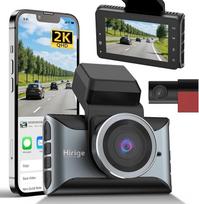 2K automobilinė prietaisų kamera S200, WiFi automobilinė kamera, WDR, naktinis matymas, įrašymas kilpa, 24 val. parkavimo režimas, G jutiklis, prietaisų kameros programėlės valdymas, maks. 256GB (neįtraukta) - 3 colių IPS ekranas, 128° didysis kampas