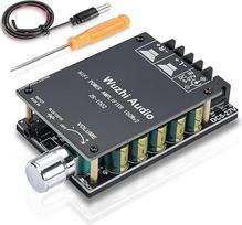 2x100W HiFi stiprintuvas, "Bluetooth 5.0 Audioverstärker Amp mit LC-Filter & TPA3116 Chip, Stereo Mini Verstärker für Lautsprecher, leiser Anschluss,8-24V DC für Heimkino und Auto