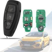 3 mygtukų nuotolinio valdymo raktelis 433 MHz nuotolinio valdymo automobilio raktelio korpusas su 4D63 mikroschema, skirtas 2007-2015 m. "Fo-RD Fiesta Focus Kuga Grand S-Max C-Max Mondeo Galaxy Mondeo