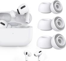 3 poros "Airpods Pro" ir "Airpods Pro 2nd Generation" pakaitinių ausų antgalių su triukšmo mažinimo skyle, silikoniniai "Airpods Pro" ausų kištukai su nešiojama laikymo dėžute