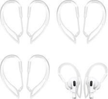 3 poros neslystančių sportinių ausų kabliukų, suderinamų su "AirPods Pro", 3, "AirPods Pro", 2, "AirPods Pro", 1, silikoniniais, minkštais, daugialypiais, reguliuojamais, apsauginiais ausų kištukų laikikliais, apsauginiais ausų kištukų priedais