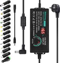 3V-24V 5A 120W reguliuojamas maitinimo šaltinis Universalus maitinimo šaltinio adapteris Reguliuojamas maitinimo adapteris iš 100V-240V kintamosios srovės į nuolatinės srovės 5A maitinimo šaltinis su LED įtampos ekranu ir 14 antgalių, skirtas buitinei ele