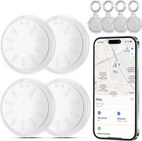 4 "Air Tracker" žymių pakuotė, išmaniosios "Bluetooth" daiktų ieškiklių žymos, išmanioji žyma veikia su "Apple" programėle "Find My App" (tik "iOS"), "Bluetooth" žymeklio keičiama baterija, skirta raktams, bagažui, lagaminams, piniginėms