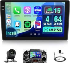 4 + 64G Android automobilinis radijas su ekranu Citroen Berlingo B9 2008-2017, Peugeot Partner 2008-2019 Belaidis Carplay, automobilinis radijas su navigacija, 9 colių ekranas, Android Car/FM/RDS/Reversing Cam