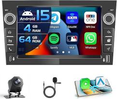 4+128G "Android 15" automobilinis radijas "Ford Focus 2004-2011" su 9 colių vidiniu ekranu, palaikantis belaidį "Carplay" ir "Android Car Mirror Link" radiją FM/RDS GPS WiFi BT SWC