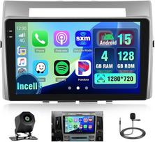 4+128G "Android" automobilinis radijas su ekranu, skirtas "Toyota Corolla Verso AR10 2004-2009" Belaidis "Carplay", automobilinis radijas su navigacija, 9 colių įstrižainės ekranas, "Android Car/FM/RDS/Reversing Cam