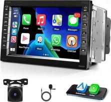 4+64G automobilinis radijas VW Bora/Polo/Passat B5/Jetta/Golf IV/Peugeot/Skoda su Carplay/Android Car, 7 colių HD Android jutiklinis ekranas GPS Navi/WiFi/EQ/FM/RDS/SWC/Bluetooth/DSP/Canbus + AHD kamera