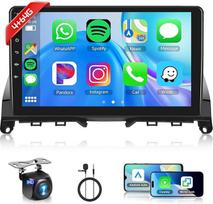 4+64G belaidis "Carplay" "Android 13" automobilinis radijas "Mercedes Benz" C klasės W204 S204 2007-2014 9 colių HD jutiklinio ekrano automobilinis radijas su "Android" automobilio GPS Mirror Link Bluetooth WiFi/FM/RDS/EQ/SWC galinio vaizdo kamera