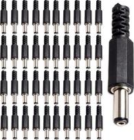 40 vnt. nuolatinės srovės kištukas DC tuščiavidurio kištuko adapteris 5,5 mm x 2,5 mm nuolatinės srovės maitinimo kištukas DC kištukas DC kištukas lydmetalis DC maitinimo lizdo kištukas Universalus maitinimo šaltinis, skirtas daugialypės terpės grotuvams