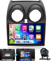 4G 64G VECHTEL 9 colių "Bluetooth" automobilinis radijas "Nissan Qashqai J10" 2006-2016 m. (su navigacijos ekranu) "Carplay Android Car", DSP EQ, 1280 x 720, "Wifi" GPS, "Mirror Link", RDS/FM radijas 2 DIN su AHD