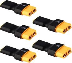 5 vnt. belaidžio XT60 vyriškos ir XT90 vyriškos jungčių jungčių adapterio, skirto akumuliatoriui, pakuotė (XT60 vyriškos ir XT90 moteriškos)