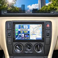 6G + 128G CAMECHO Android 15 automobilinis radijas VW Golf 4 Polo Sharan Jetta MK4 Transportor T5 su Navi Carplay Android Car, Octa Core, 9 colių ekranas, automobilinis radijas su Bluetooth RDS 32EQ DSP Mirror Link