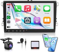 6G 128G 9 colių "Android" automobilinis radijas VW Passat Jetta Tiguan Golf MK5 MK6 T5 EOS Polo Touran sėdynė su belaidžiu "Carplay" "Android" automobiliu, jutiklinis stereofoninis ekranas su "Bluetooth" FM RDS GPS RDS WiFi DSP atsarginė kamera