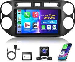 6G 128G VECHTEL 9 colių "Bluetooth" automobilinis radijas VW Tiguan 2010-2016 Carplay Android Car, Android 15, EQ, WiFi GPS, Mirror Link, RDS/FM radijas 2 DIN su AHD atbulinės eigos kamera
