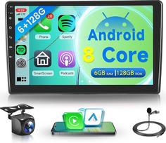 6G+128G 8 branduolių belaidis "Carplay Android" automobilinis radijas Citroen C5 2008-2017 10 colių automobilinis radijas su jutikliniu ekranu ir belaidžiu "Android" automobilinės navigacijos įrenginiu GPS WiFi Mirror Link Bluetooth FM/RDS/DSP/USB/SWC gal