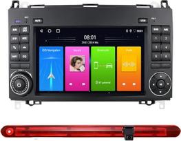 7 colių "Android" automobilinis radijo imtuvas GPS navigatorius Carplay, skirtas "Mercedes-Benz V-Class W447 V200 V220 V250 V260 Vito Box Evito Tourer W447 su USB WiFi GPS FM DVR RDS DAB + automobilio atbulinės eigos kamera