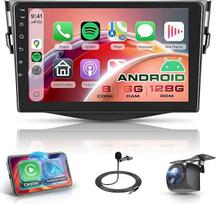 8 branduolių 6G + 128G "Android 15" automobilinis radijas "Toyota RAV4" 2007-2012 m. Belaidis "Carplay Android" automobilis, 9 colių jutiklinis ekranas, automobilinis radijas su navigacija GPS WiFi Mirror Link Bluetooth FM/RDS/DSP EQ/USB/SWC gale