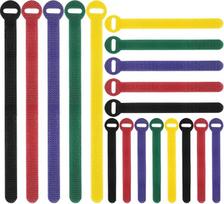 80 vienetų kabelių kaklaraiščių daugkartinio naudojimo reguliuojamas kabelių laikiklis Velcro Long Large Strong for PC TV Computer Electronics Cable Management