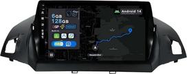9 colių "Android 14" automobilinis radijas su "Ford Kuga Escape C-max 2013-2017" | "Octa Core" | 6GB 128GB | Integruotas 4G LTE | "CarPlay" ir "Android Car" | DSP | DAB | HDMI | Dual Band WiFi | Bluetooth