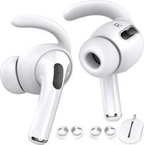 AHASTYLE Ausų pagalvėlės "AirPods Pro" silikoninės 3 poros ausų kabliukų Neslystantys ausinių dangteliai Netinka įkrovimo dėkle: Suderinama su "Apple AirPods Pro 2019" (UK White)