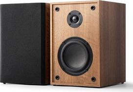 ANGELS HORN "Bluetooth 5.2" maitinamos knygų lentynos kolonėlės, aktyvios "Near Field 2.0" stereofoninės kolonėlės, 60 W RMS, su papildomu linijiniu įėjimu, nuotolinio valdymo pultu, 2 krypčių ir minimalistine medžio apdaila