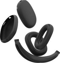 Apsauginis dėklas, suderinamas su "AirPods Max", plaunamas minkštas silikoninis apsauginis rėmelis, pilnas "AirPods Max" dangtelis, viršugalvio dangtelis + ausies kaušelio dangtelis + ausies pagalvėlės dangtelis